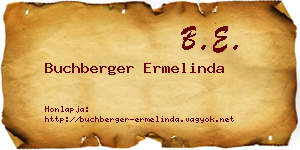 Buchberger Ermelinda névjegykártya